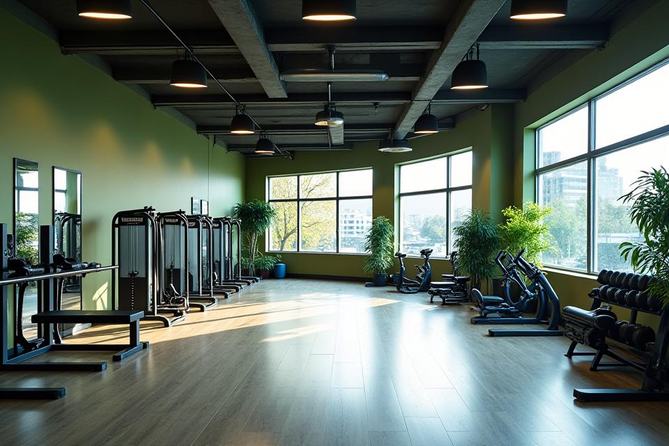 Modernes Fitnessstudio in Zürich mit Personal Training