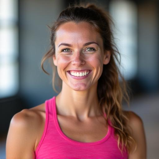 Sarah Fitness-Trainerin Gruppenfitness Expertin
